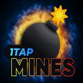 Official Casino Games logo: 1Tap Mines by Turbo Games at Slimking Casino