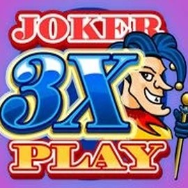 3x Joker Play slot logo by iSoftBet at Slimking Casino