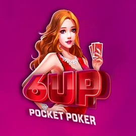 6 Up Pocket Poker logo by FlipLuck Slimking Casino