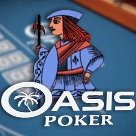 Oasis Poker slot visual from Nucleus Gaming available on casinoslimking.org
