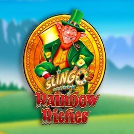 Slingo Rainbow Riches slot icon by Gaming Realms, available at Slimking Casino